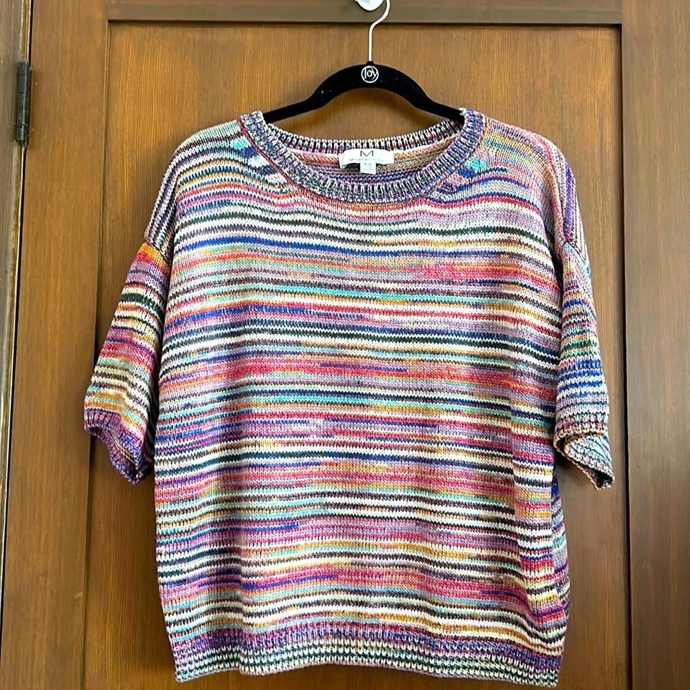 Magaschoni Multicolor Stripe Crewneck Sweater